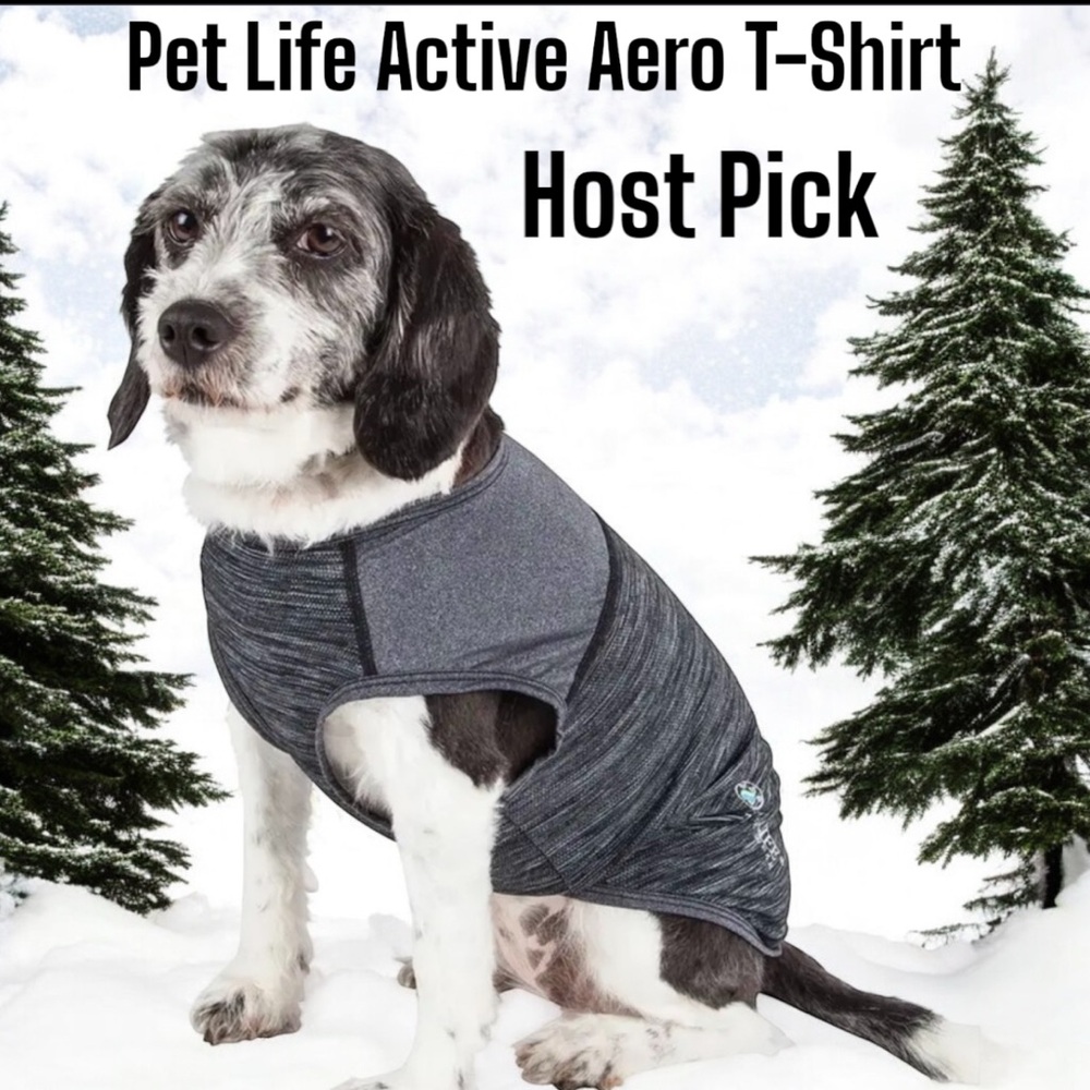🐾 HOST PICK  🐾 Pet Life Active Aero Pawlse Heathered T-Shirt Size Small NWT